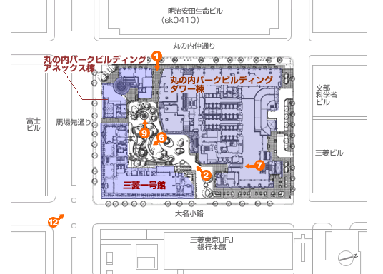 配置図+1階平面図