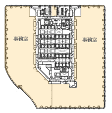 オフィス基準階平面図