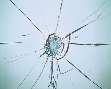 ガラス粉砕イメージ