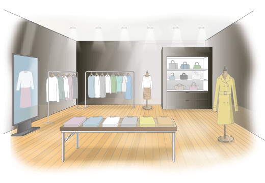 使用イメージ:店舗内装